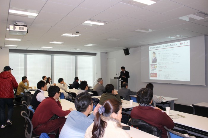 2月12日大阪で開催された田中圭介氏によるセミナーの風景