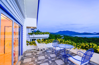 自然に囲まれた景観