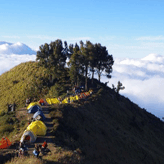 インドネシア・ロンボク島の山