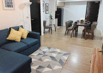 Airbnbを活用したコンドミニアムの室内