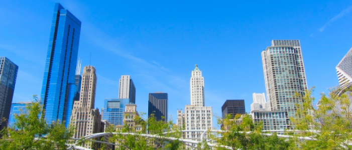 シカゴのビジネス街