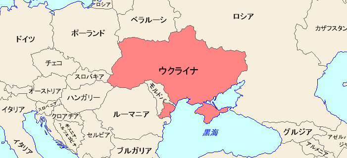 ウクライナ地図