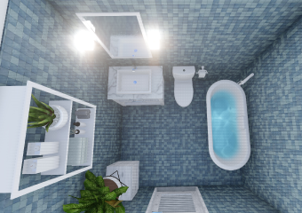 アルピスキー10浴室