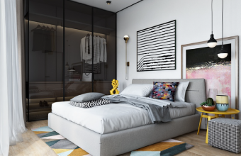 フラットアイアン・バイ・メリディアン寝室