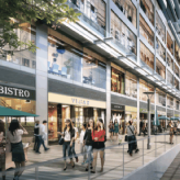 大都市並みのショッピングモール