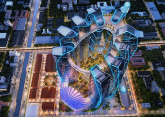 上空から見たThe Sail MALAKA​