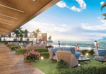 今回ご紹介する物件のバルコニー