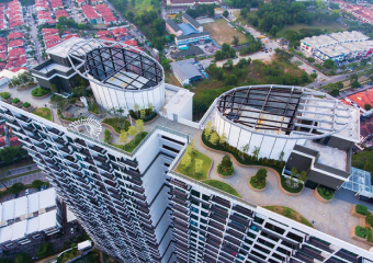 上空から見たモレック・リージェンシー (Molek Regency)