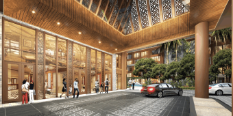 LAVAYA ACホテルbyマリオット入口