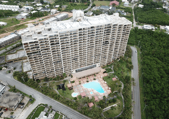 上空から見たLadera Tower