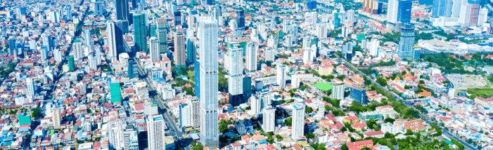 カンボジアの街